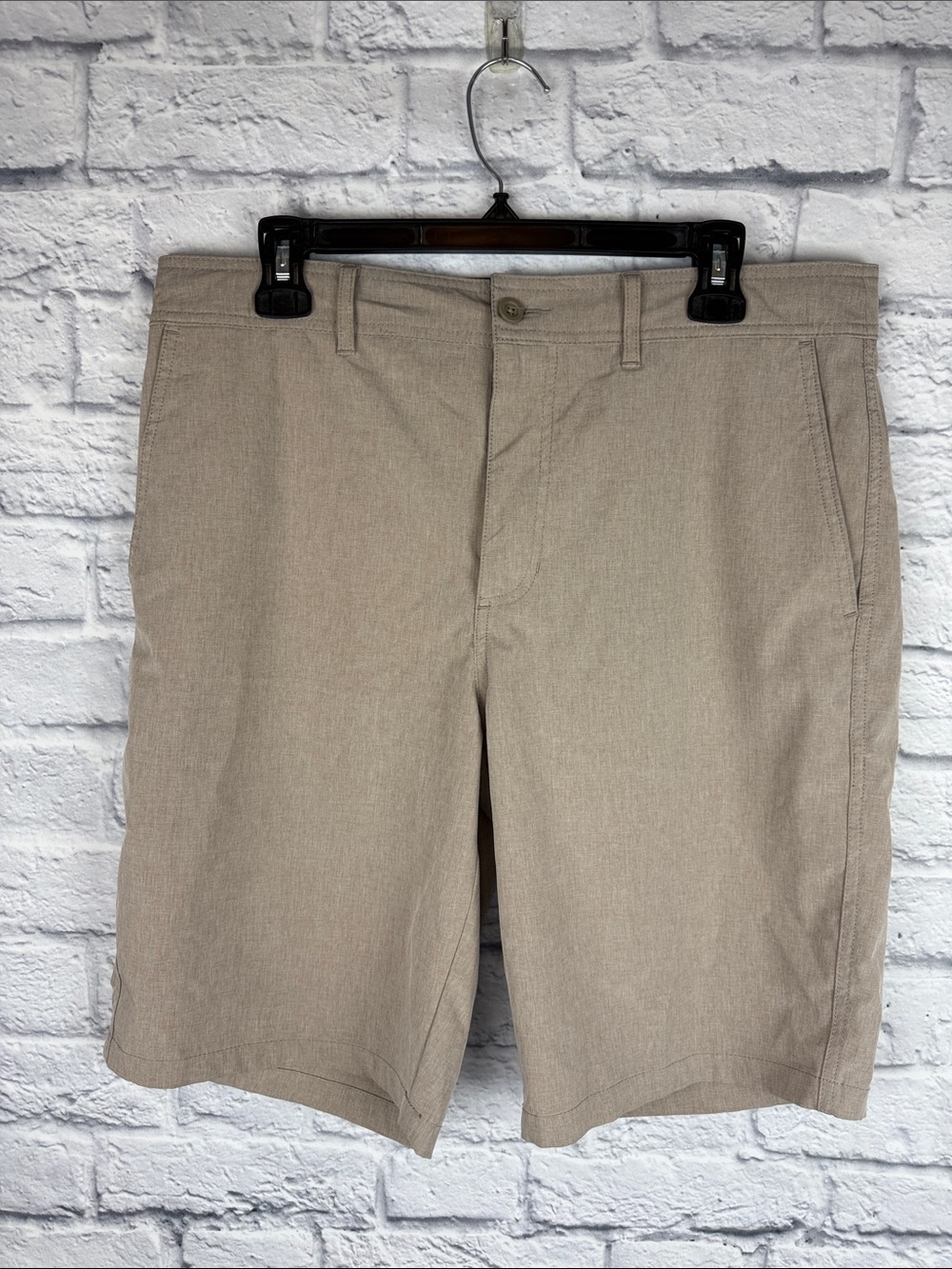 Goodfellow & Co Tan Flat-Front Shorts Swim Suit Size 33
